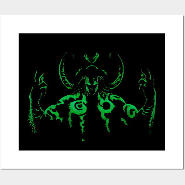 ILLIDAN STORMRAGE Wall Art by MaleFica